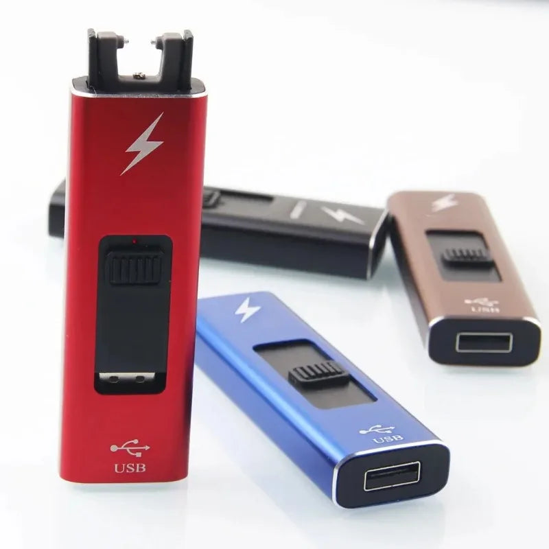 Plasma USB Windproof Lighter - Flameless Arc for Outdoor Use