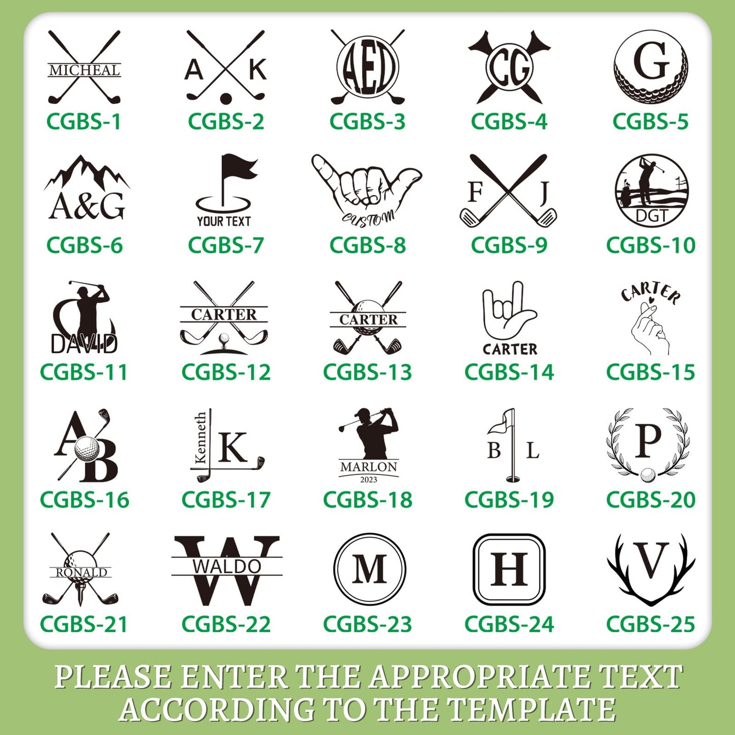 Hatchaa Custom Golf Ball Stamp Marker, Quick-Dry Self-Inking Golf Ball Personalized Stamp with Logo Monogram, Reusable Waterproof Golf Ball Marking Gift for Men Golfer & Dad Husband, Golf Balls Stamp