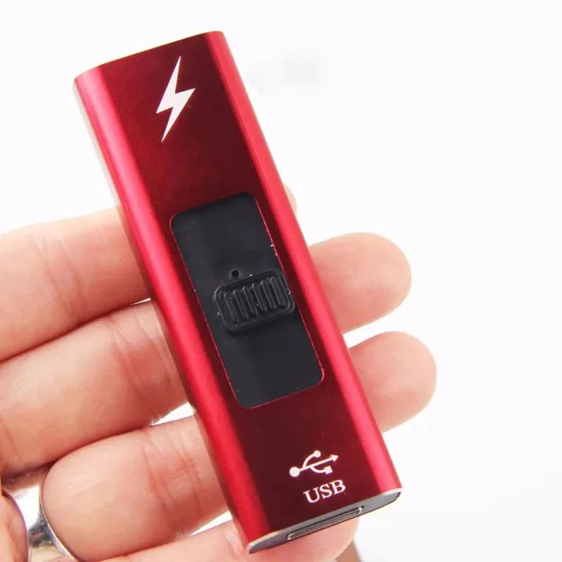 Plasma USB Windproof Lighter - Flameless Arc for Outdoor Use